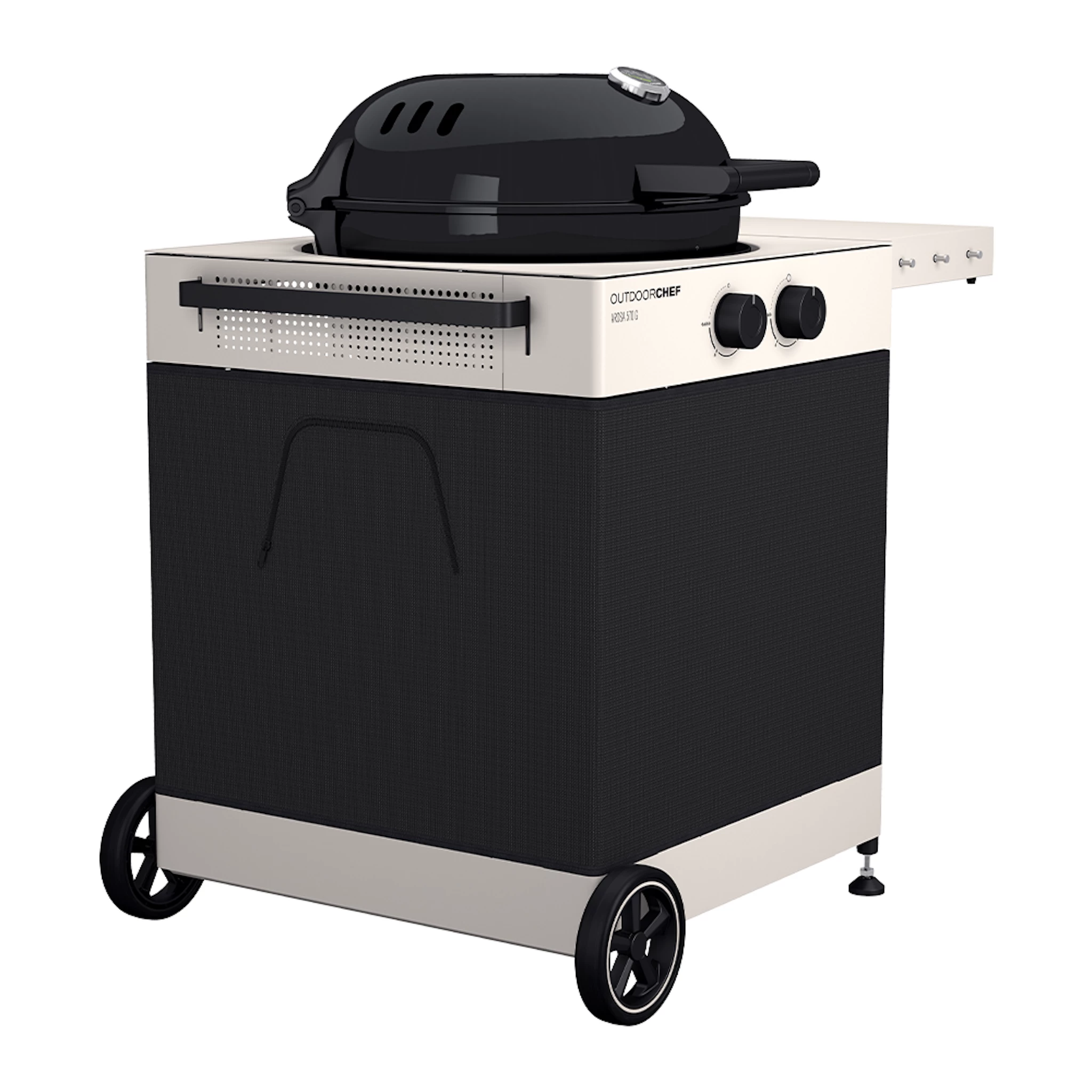 Outdoorchef Gaskugelgrill Arosa 570 G Tex, Schwarz – Bild 2