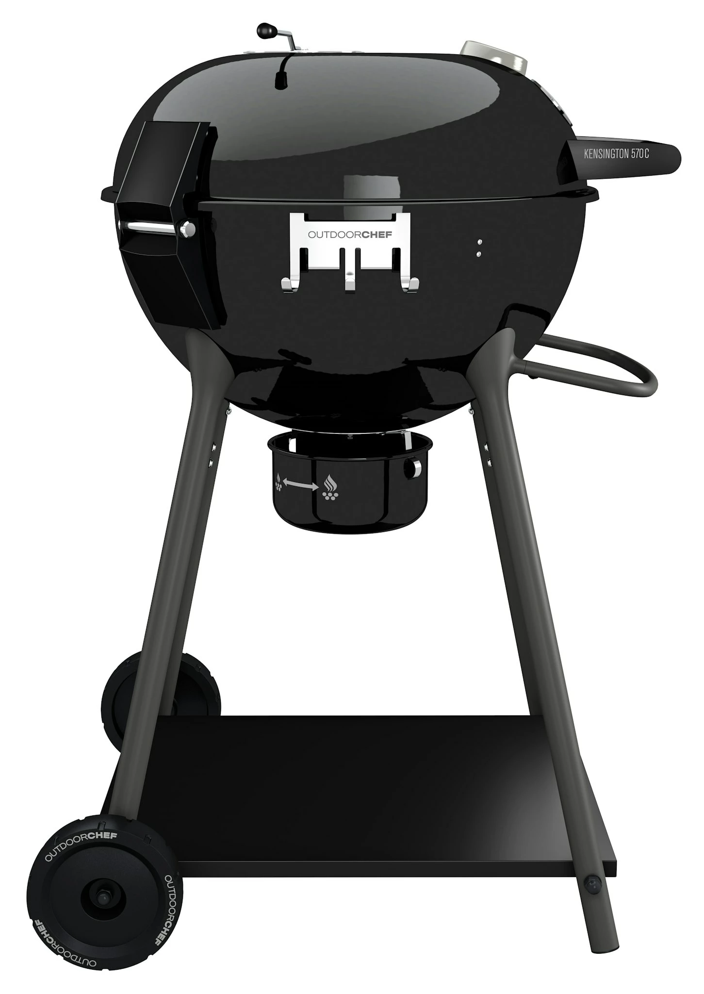 Outdoorchef Holzkohlegrill Kensington 570 C, Schwarz – Bild 3