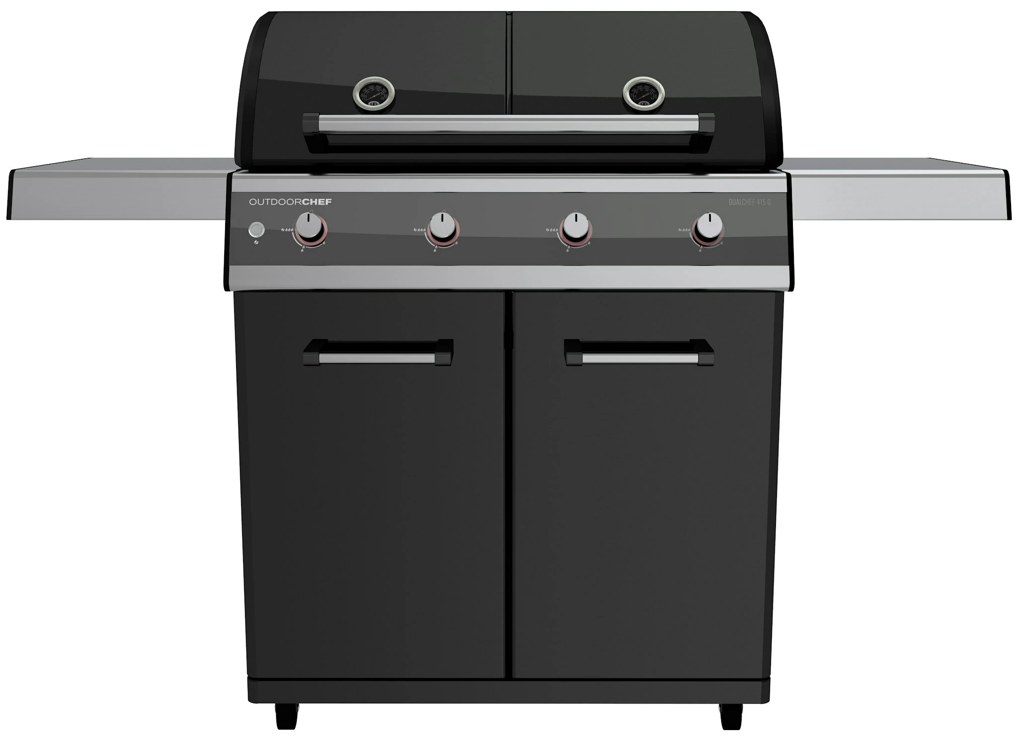Outdoorchef Gasgrillstation Dualchef 415 G, Schwarz