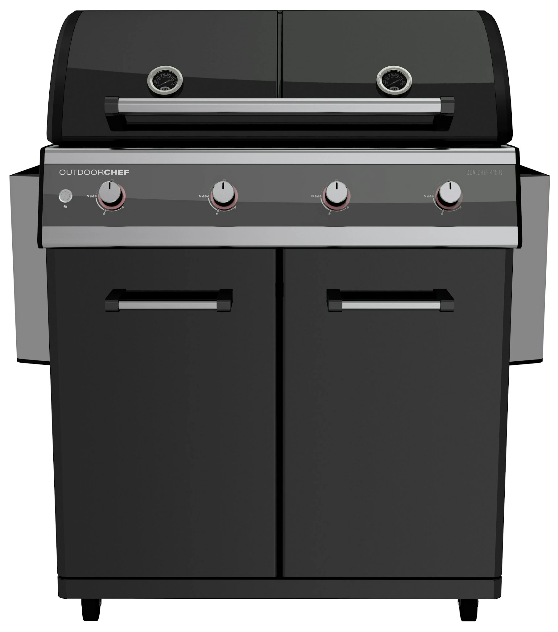 Outdoorchef Gasgrillstation Dualchef 415 G, Schwarz – Bild 2