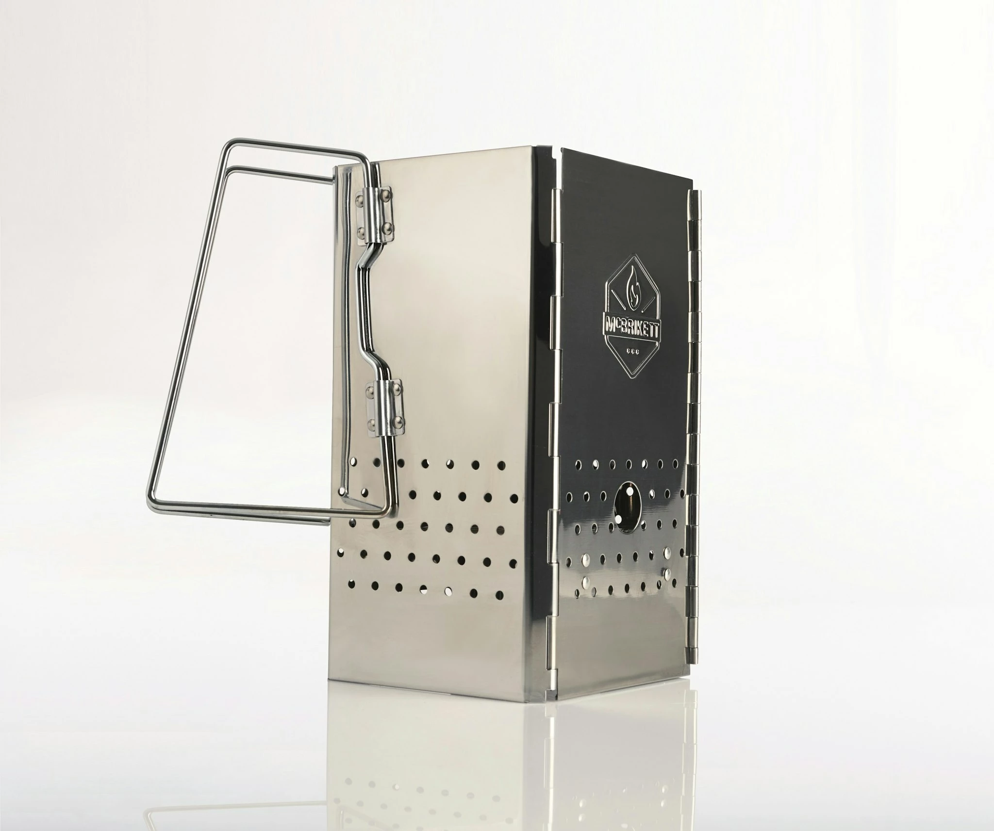 McBrikett KLAPP KAMIN Aus Edelstahl