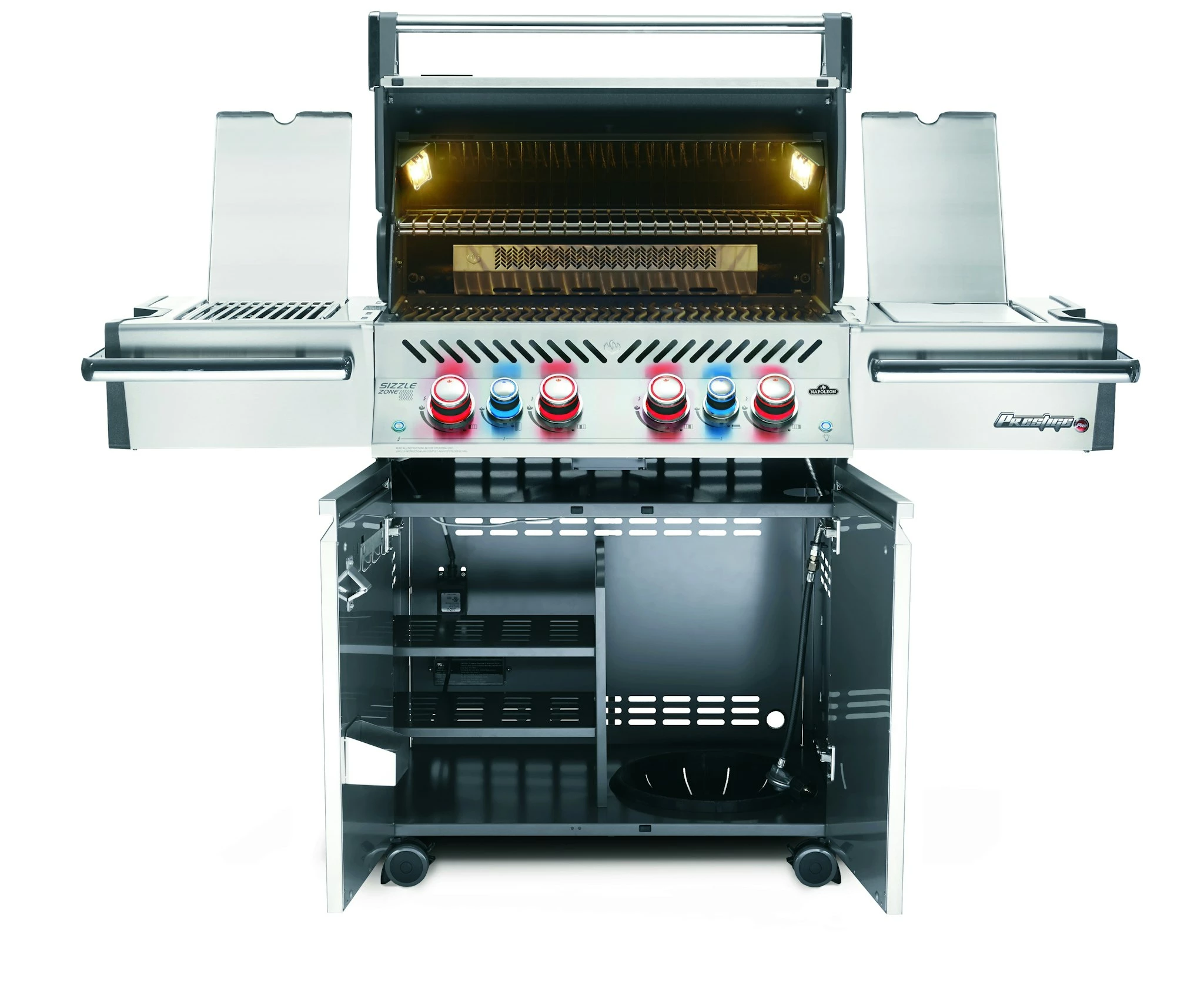 NAPOLEON Prestige Pro 500 Gasgrill Edelstahl + Erdgas – Bild 2