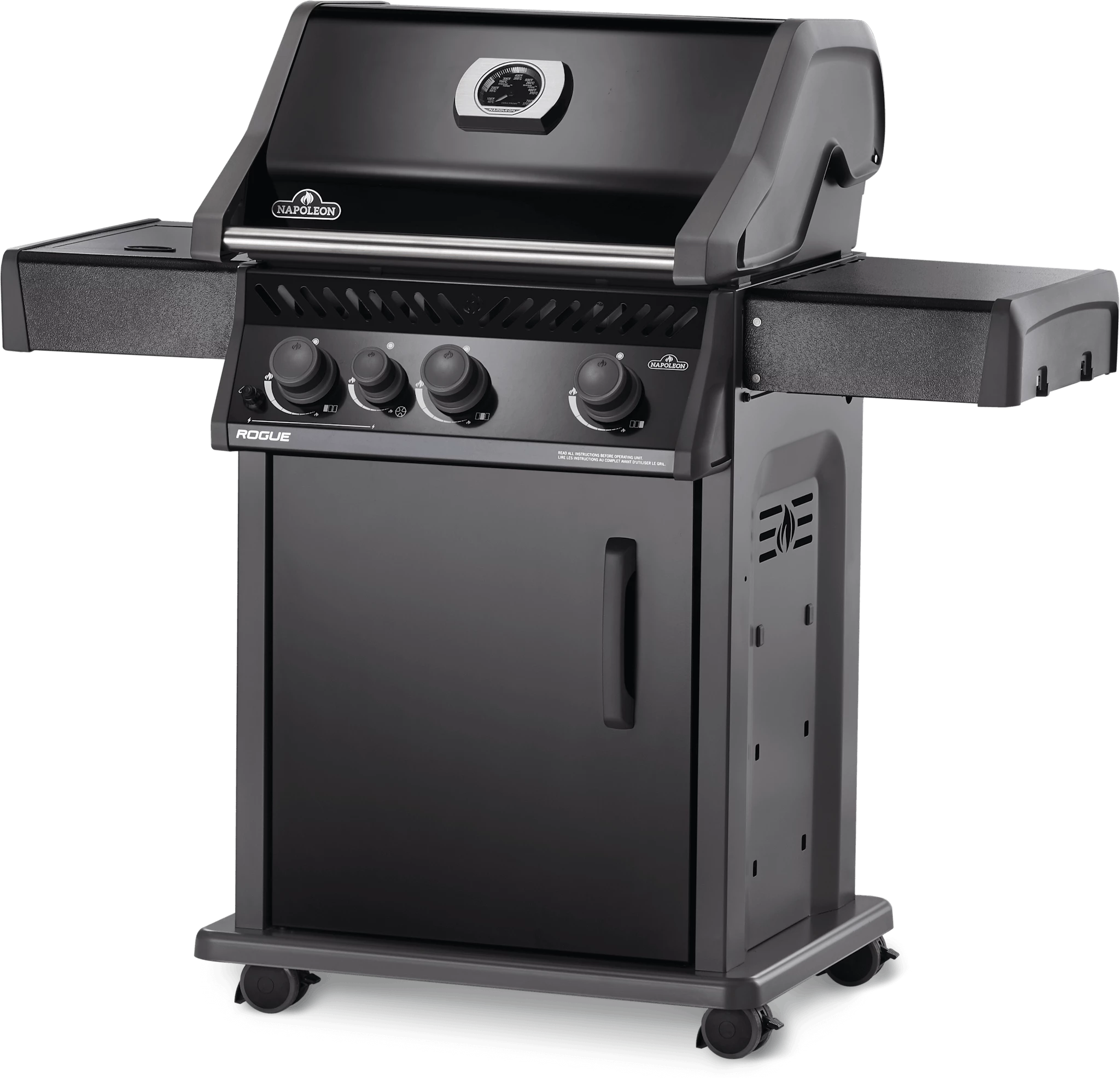 NAPOLEON Rogue 425, Schwarz, Mit Seitenkocher