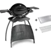 Weber Q 1200 Stand Gasgrill Schwarz