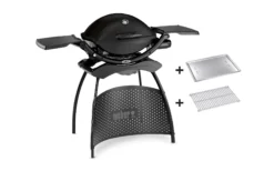 Weber Q 2200 Stand Gasgrill Schwarz