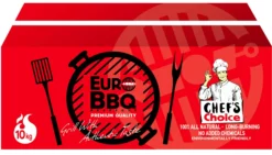 EUROBBQ Holzkohlebriketts Rot 10kg